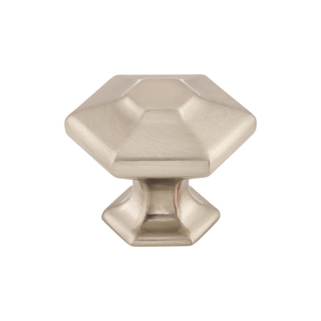 Top Knobs TK713BSN Spectrum 1 1/4" Diameter Round Knob Brushed Satin Nickel