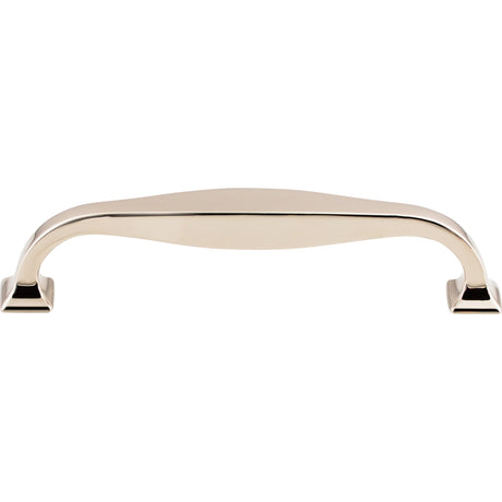 Top Knobs TK723PN Contour 5 1/16" Center to Center Bar Pull Polished Nickel