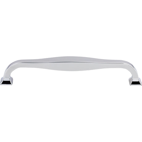 Top Knobs TK724PC Contour 6 5/16" Center to Center Bar Pull Polished Chrome