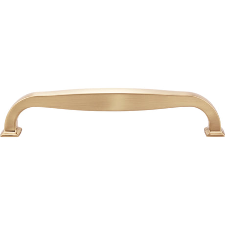 Top Knobs TK727HB Contour 8" Center to Center Appliance Pull Honey Bronze