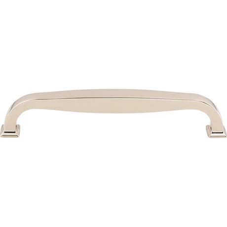 Top Knobs TK727PN Contour 8" Center to Center Appliance Pull Polished Nickel
