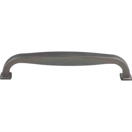 Top Knobs TK727AG TK727 Contour Cabinet Pull / Appliance Pull 8 Inch (c-c) Ash Gray