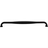Top Knobs TK727BLK TK727 Contour Cabinet Pull / Appliance Pull 8 Inch (c-c) Flat Black