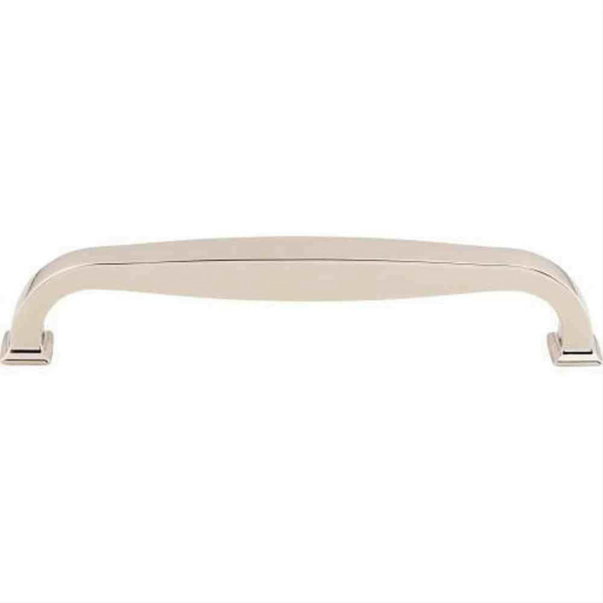 Top Knobs TK727PN TK727 Contour Cabinet Pull / Appliance Pull 8 Inch (c-c) Polished Nickel