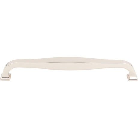 Top Knobs TK728PN Contour 12" Center to Center Appliance Pull Polished Nickel
