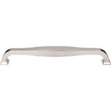 Top Knobs TK728BSN TK728 Contour Cabinet Pull / Appliance Pull 12" Center to Center Brushed Satin Nickel