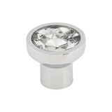 Top Knobs TK735 Wentworth Crystal 13/16" Diameter Mushroom Cabinet Knob