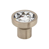 Top Knobs TK735 Wentworth Crystal 13/16" Diameter Mushroom Cabinet Knob