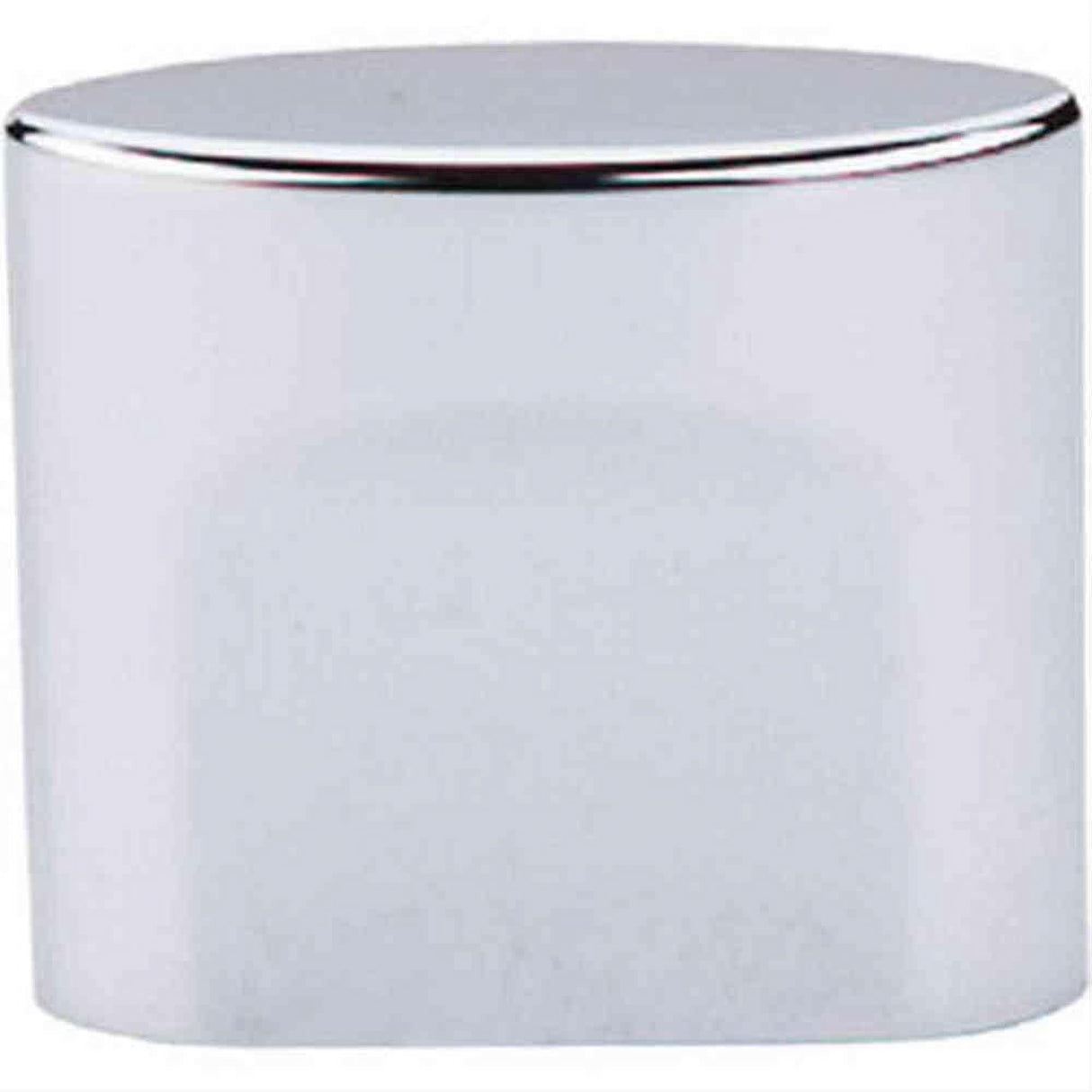 Top Knobs TK73PC TK73 Oval Small Slot Cabinet Knob 3/4" Center to Center Polished Chrome