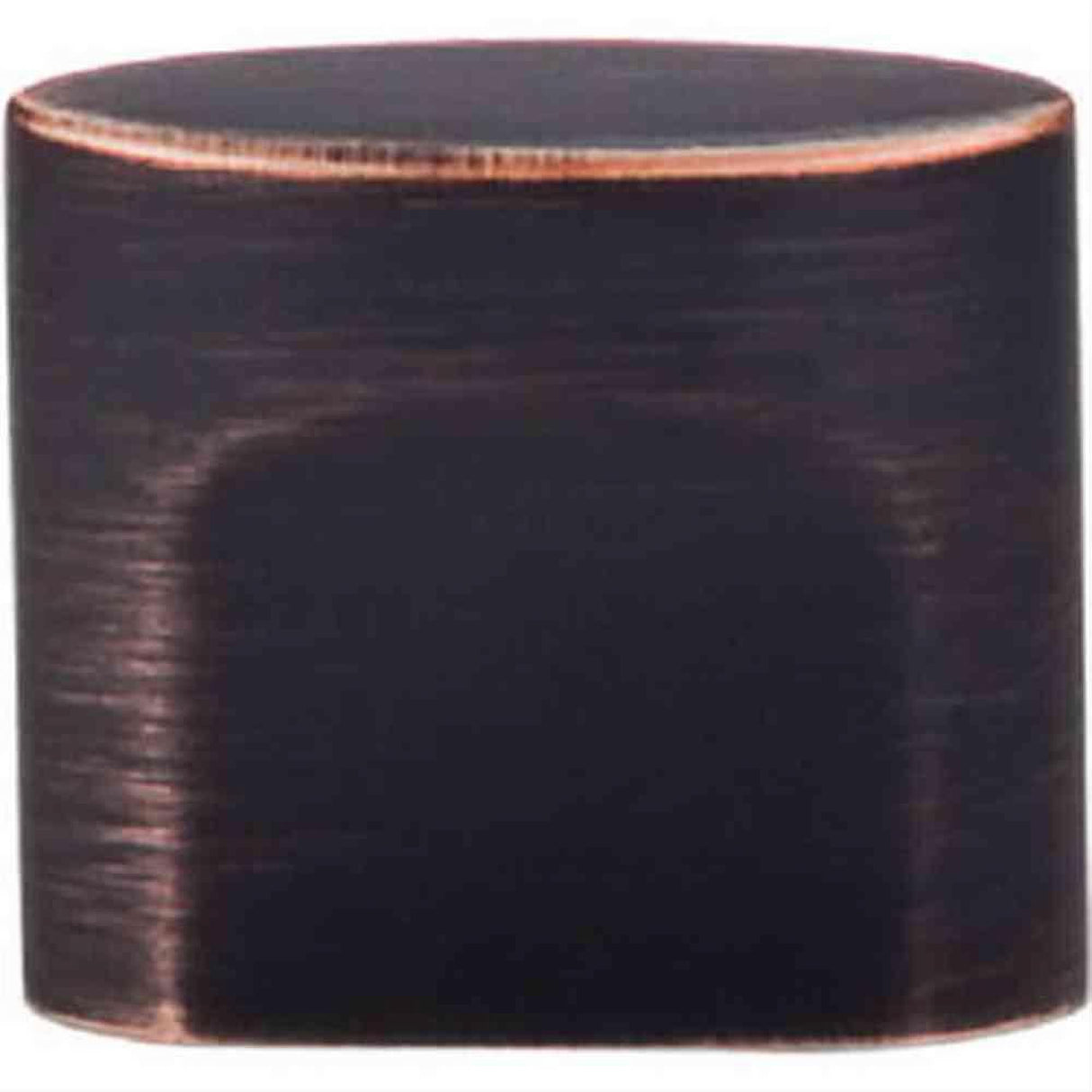 Top Knobs TK73TB TK73 Oval Small Slot Cabinet Knob 3/4" Center to Center Tuscan Bronze