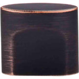 Top Knobs TK73TB TK73 Oval Small Slot Cabinet Knob 3/4" Center to Center Tuscan Bronze