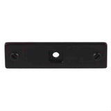 Top Knobs TK741BLK TK741 Channing Backplate 3" Flat Black