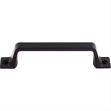Top Knobs TK743BLK TK743 Channing 3 3/4" Center to Center Bar Pull Flat Black