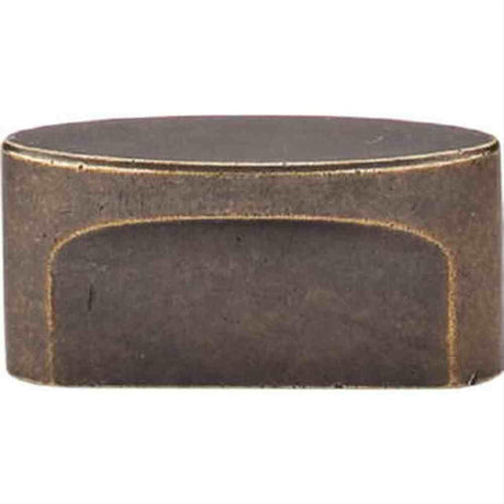 Top Knobs TK74GBZ TK74 Oval Medium Slot Cabinet Knob 1-1/2" Center to Center German Bronze