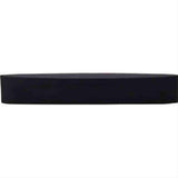 Top Knobs TK75BLK TK75 Oval Long Slot Cabinet Pull 5" Center to Center Flat Black