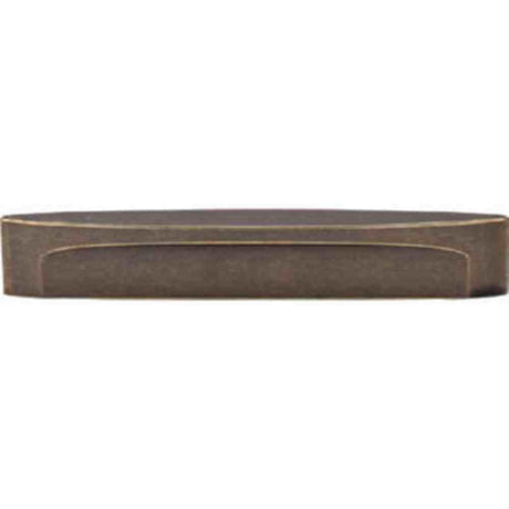 Top Knobs TK75GBZ TK75 Oval Long Slot Cabinet Pull 5" Center to Center German Bronze
