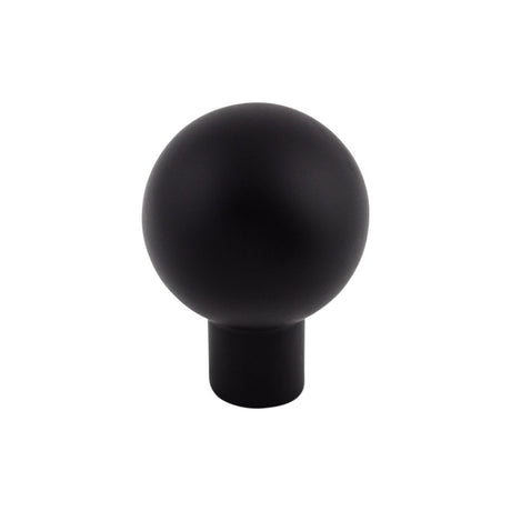 Top Knobs TK760BLK Brookline 7/8" Diameter Round Knob Flat Black