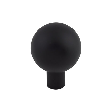 Top Knobs TK761BLK Brookline 1" Diameter Round Knob Flat Black