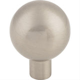 Top Knobs TK762BSN TK762 Brookline 1 1/8" Diameter Mushroom Cabinet Knob Brushed Satin Nickel