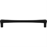 Top Knobs TK766BLK TK766 Brookline Cabinet Pull 7-9/16" Center to Center Flat Black
