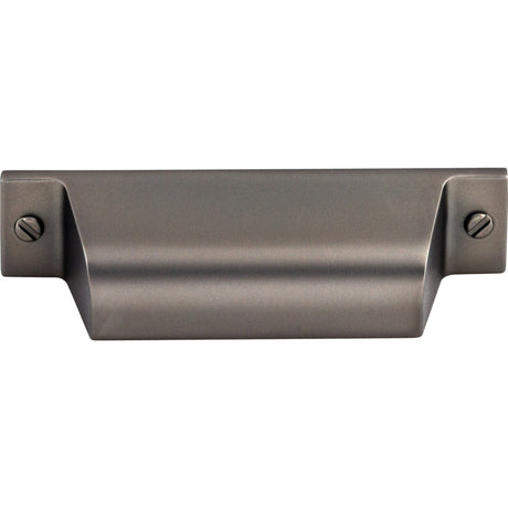 Top Knobs TK772AG Channing 2 3/4" Center to Center Cup/Bin Pull Ash Gray