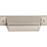 Top Knobs TK772BSN TK772 Channing 2 3/4" Center to Center Cup Pull Brushed Satin Nickel
