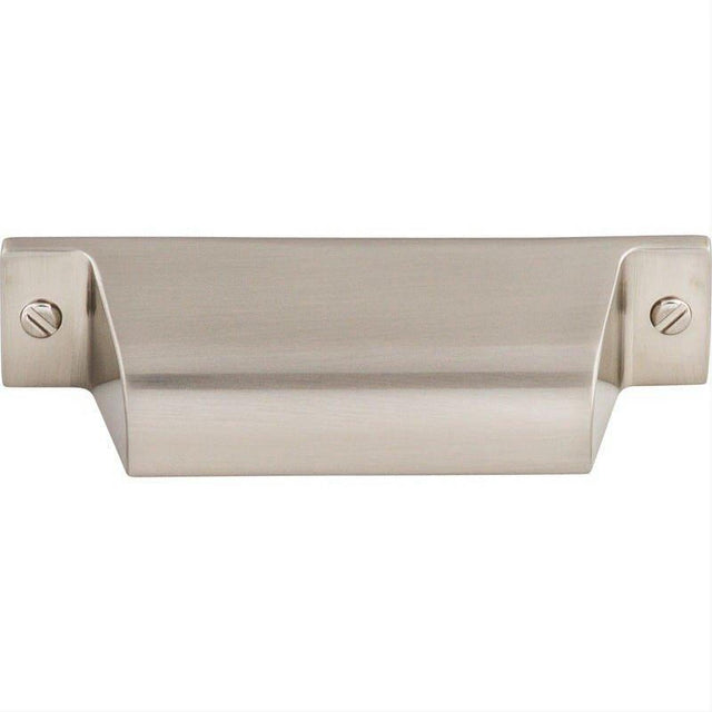 Top Knobs TK772BSN TK772 Channing 2 3/4" Center to Center Cup Pull Brushed Satin Nickel