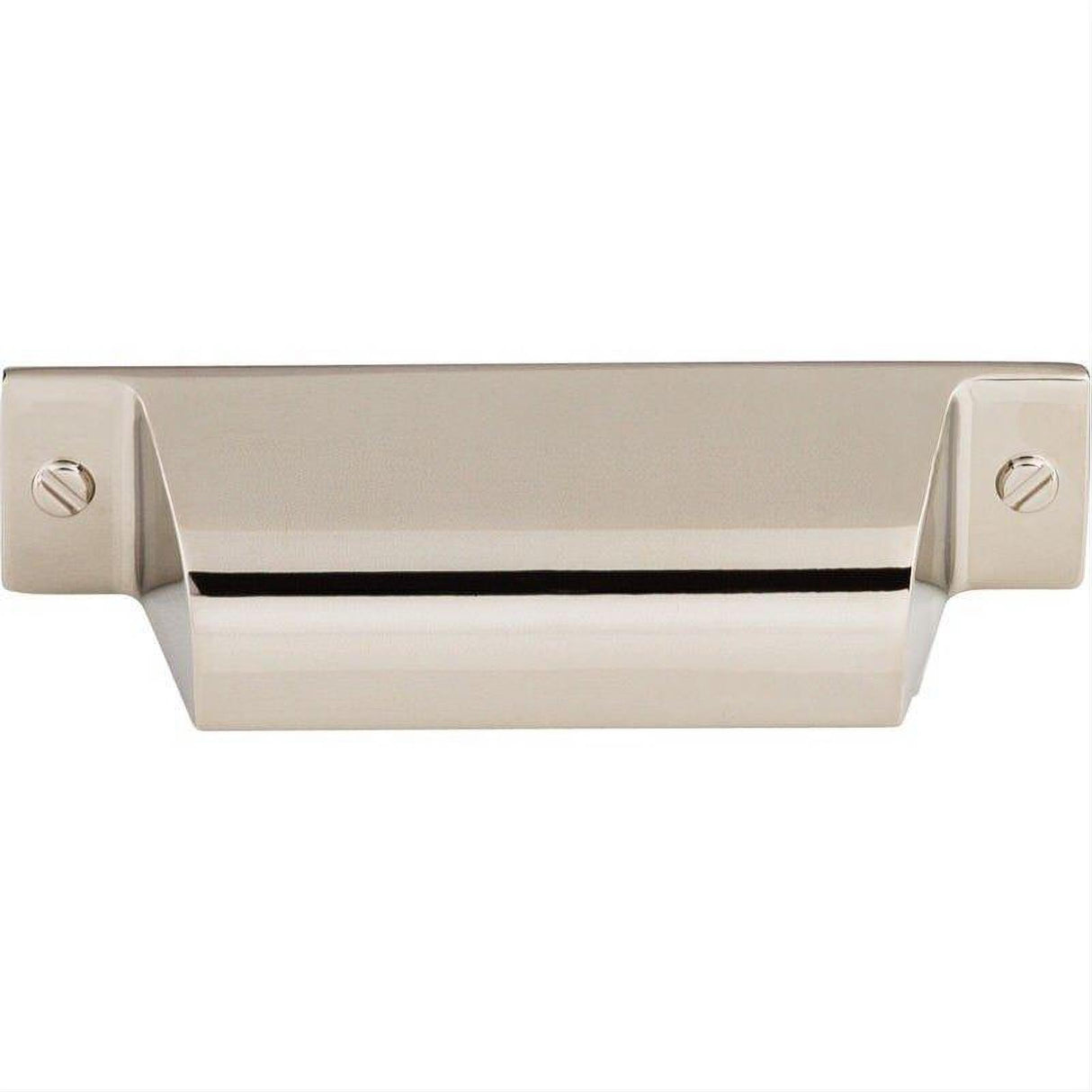 Top Knobs TK772PN TK772 Channing 2 3/4" Center to Center Cup Pull Polished Nickel