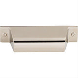 Top Knobs TK772PN TK772 Channing 2 3/4" Center to Center Cup Pull Polished Nickel