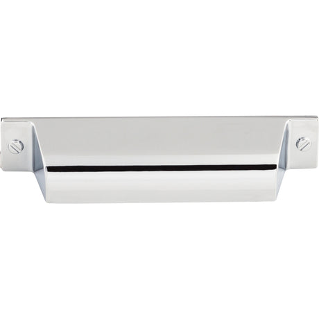 Top Knobs TK773PC Channing 3 3/4" Center to Center Cup/Bin Pull Polished Chrome