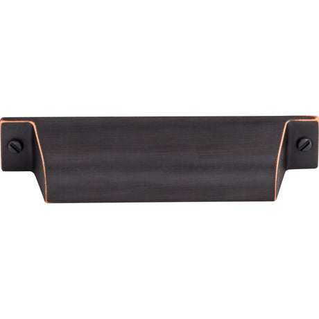 Top Knobs TK773UM Channing 3 3/4" Center to Center Cup/Bin Pull Umbrio