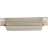 Top Knobs TK773BSN TK773 Channing 3 3/4" Center to Center Cup Pull Brushed Satin Nickel