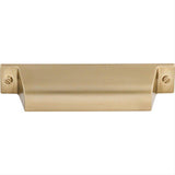 Top Knobs TK773HB TK773 Channing 3 3/4" Center to Center Cup Pull Honey Bronze