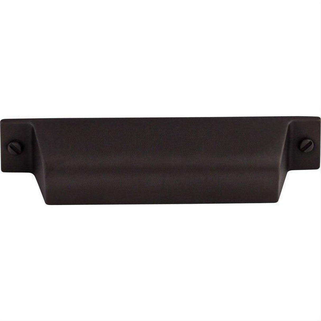 Top Knobs TK773SAB TK773 Channing 3 3/4" Center to Center Cup Pull Sable