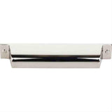 Top Knobs TK774PN TK774 Channing Cup Pull 5" Center to Center Polished Nickel
