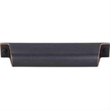 Top Knobs TK774UM TK774 Channing Cup Pull 5" Center to Center Umbrio