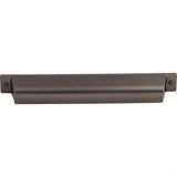 Top Knobs TK775AG TK775 Channing 7" Center to Center Cup Pull Ash Gray