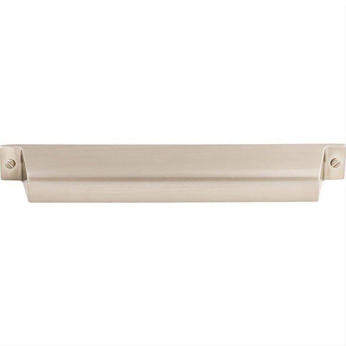 Top Knobs TK775BSN TK775 Channing 7" Center to Center Cup Pull Brushed Satin Nickel