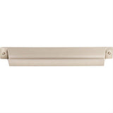 Top Knobs TK775BSN TK775 Channing 7" Center to Center Cup Pull Brushed Satin Nickel