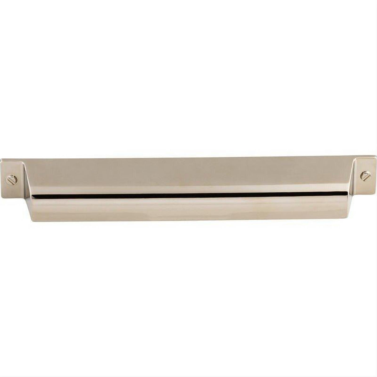 Top Knobs TK775PN TK775 Channing 7" Center to Center Cup Pull Polished Nickel