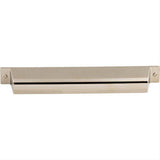 Top Knobs TK775PN TK775 Channing 7" Center to Center Cup Pull Polished Nickel
