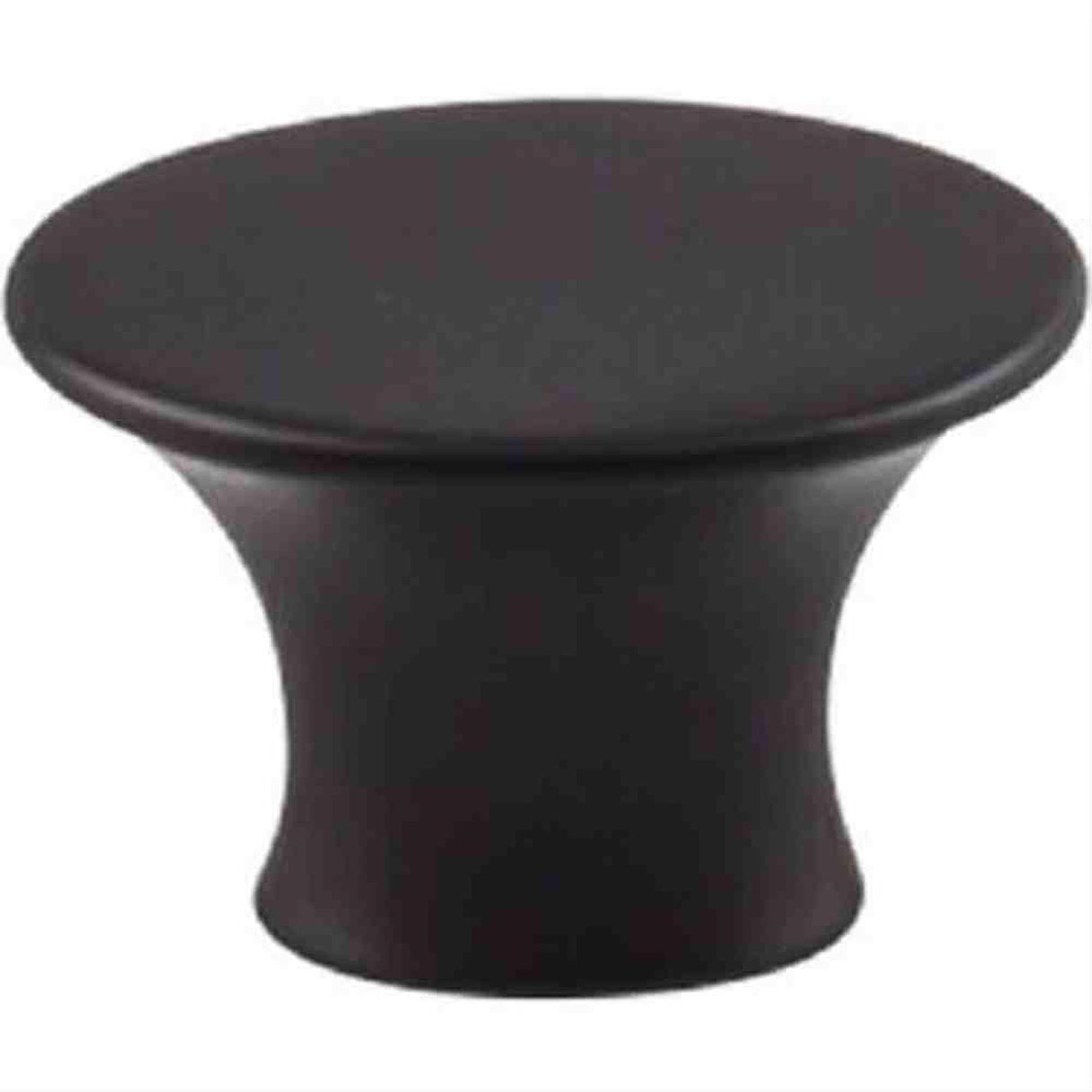 Top Knobs TK780BLK TK780 Edgewater Cabinet Knob 1-5/16" Flat Black