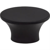 Top Knobs TK781BLK TK781 Edgewater 1 1/2" Length Oval Cabinet Knob Flat Black