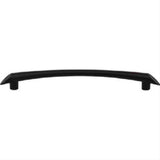 Top Knobs TK785BLK TK785 Edgewater Cabinet Pull 7-9/16" Center to Center Flat Black