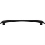 Top Knobs TK786BLK TK786 Edgewater Cabinet Pull 9" Center to Center Flat Black