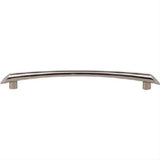 Top Knobs TK786PN TK786 Edgewater Cabinet Pull 9" Center to Center Polished Nickel