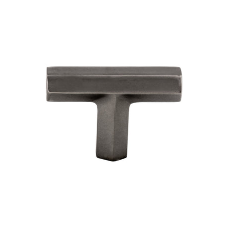 Top Knobs TK790AG Lydia 1 3/4" Length Geometric Knob Ash Gray