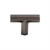 Top Knobs TK790AG TK790 Lydia T Shape Cabinet Knob 1-3/4" Ash Gray