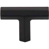 Top Knobs TK790BLK TK790 Lydia T Shape Cabinet Knob 1-3/4" Flat Black