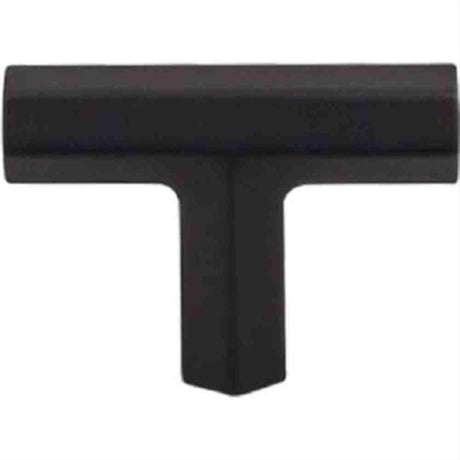 Top Knobs TK790BLK TK790 Lydia T Shape Cabinet Knob 1-3/4" Flat Black